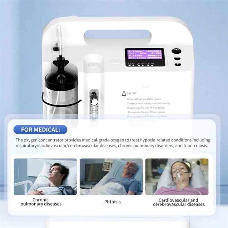 Medical Instrument High Purity Portable 5L Oxygen Concentrator JAY-5BW high quality